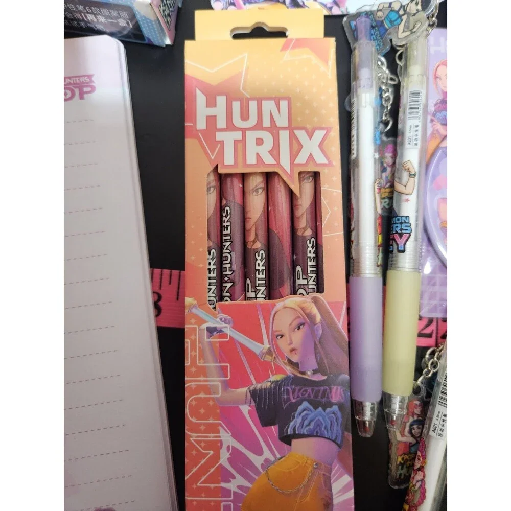 k-pop Demon Hunters Kids Pen & Art Supplies Bundle School Drawing Trendy Cartoon